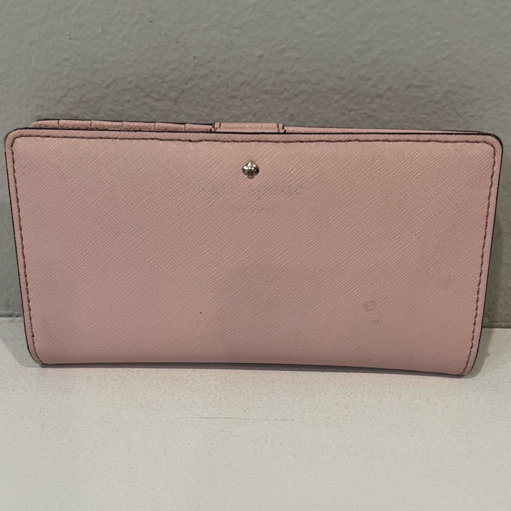 Kate Spade pale pink wallet - Picture 2 of 4